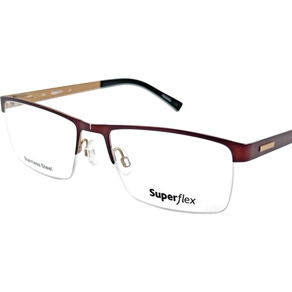 Superflex Man SuperFlex | Accessories | Superflex Sf468 Mens Eyeglass Frame C Brown ...